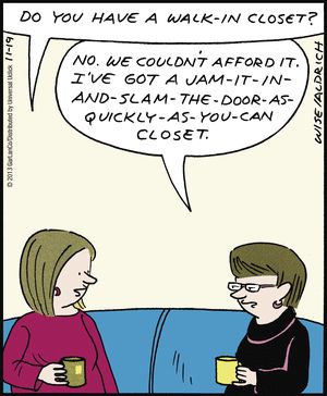 Image result for closet organizing meme