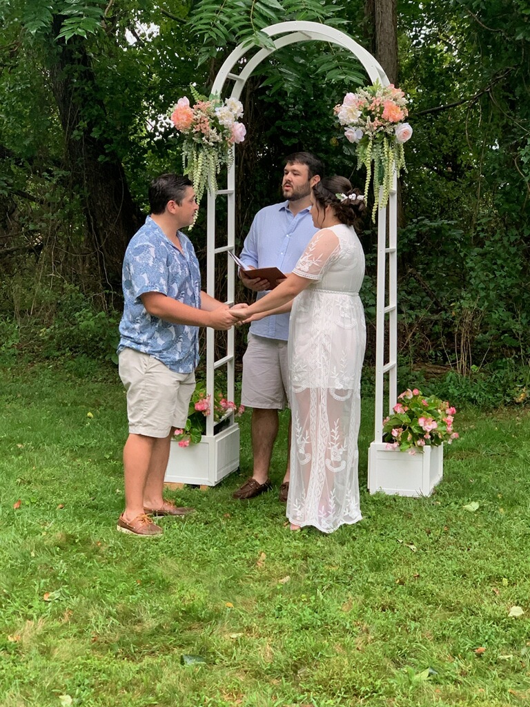 Erin and Daniels wedding ceremony
